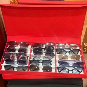 Vogue Eyewear Collection in Black, Brown, and Purple bulk 19 pieces